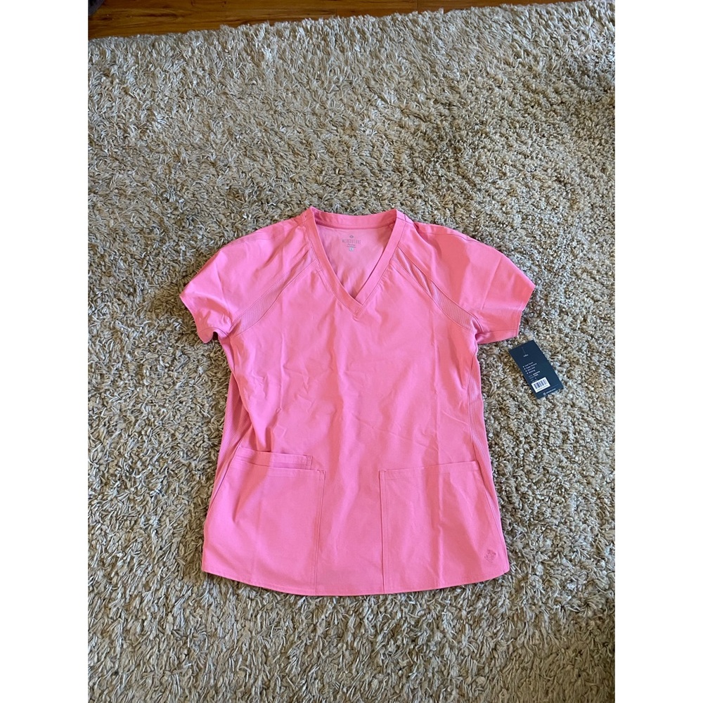 Med Couture Peaches Raglan Scrubs Top
